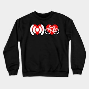 Heart Heart Sound Bike W Crewneck Sweatshirt